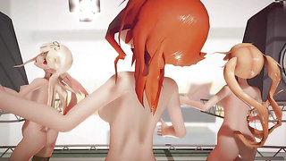 Mmd R-18 Anime Girls Sexy Dancing (clip 49)