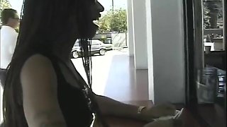 Young Black Girl With Hairy Pussy Ass Fucked And Cummed In Mouth By Monster