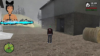 Gta San andreas hot coffee mod - Cj is out in the country so let's have some country gal sex in a barn