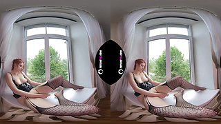 Margarita Teen Virtual 3D Strip On The Window - FeelMeVR