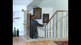 Stepdad Spies on Teen Stepdaughter in the Bathroom