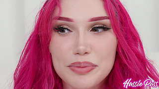 Busty Curvy Pink All Over Featuring Lily Lou with Damion Dayski