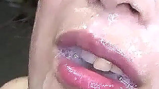 Japan Milf filmed at bukkake party in prison uncensored
