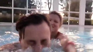 Risky Fuck in the Toilet