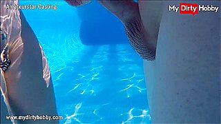 MyDirtyHobby - Busty teen 18+ gangbanged by old guys at the pool