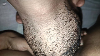 I Suck My Wifes Pussy. My Horny Wife sucked her pussy and boobs by me