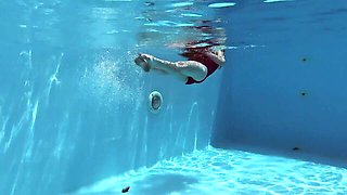 Latina scene with matchless wooer from Underwater Show