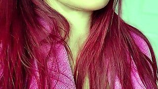 Great Big Boobs On Masturbating Redhead