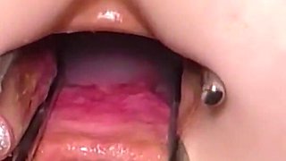 New Spreader Asshole Gaping with Cum Lube Inside