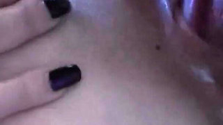 Stepbrother went crazy, he bought a big dildo for my birthday