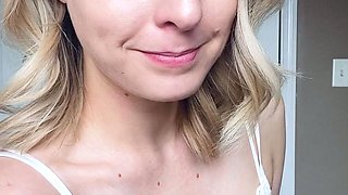 Cute Blonde Teen Solo Orgasm