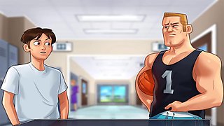 MissKitty2K’s summer saga with a French tutor gets steamy in the washroom