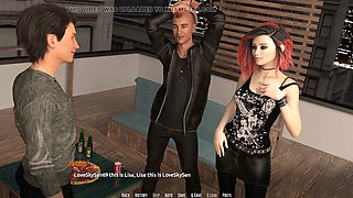 Helping out with sexy anime adventures featuring Loveskysan69real in high heels and stockings