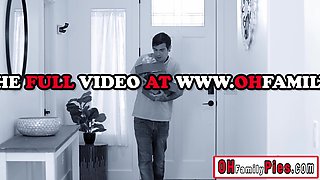 Two steamy teenagers pounded one stepbrother