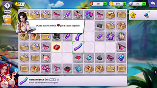 We start in the hot village