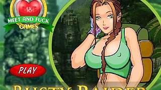 Meet N Fuck - Busty Raider Tomb Raider Hentai Parody - Full Gameplay