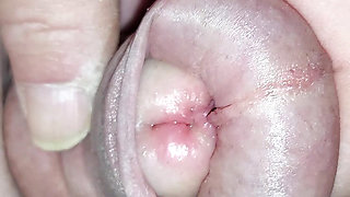 Pumped cock squirts