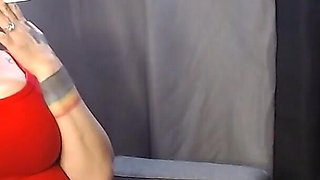 Hair Back Quiet Smoking MILF