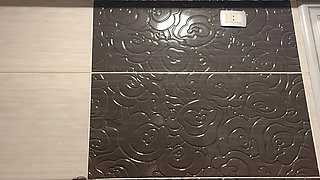 Hot Striptease in the Bathroom