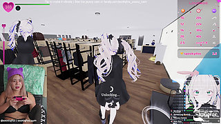 Dirty Gamer Girl Gabbi Getting Nasty Naked Masturbating In Hentai Game Secret Flasher Manaka