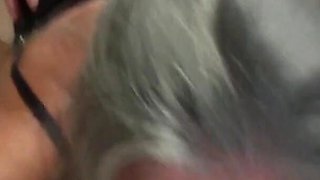 Hot MILF Gets Fucked Doggy Style Face Front Hubby Cums on Ass