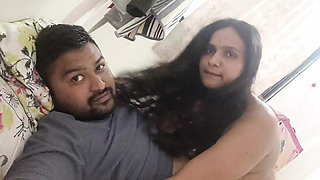 Desi indian Marathi married horney couple Homemade riding video