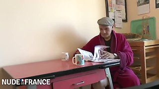 Elderly Man Is About To Get A Blowjob From His Asian Nurse And Even Fuck Her