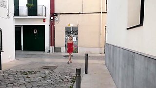 Blonde emo amateur solo masturbation