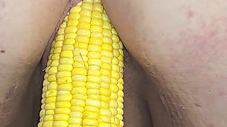 Foodie Fridays Jade Fucks a Corn on the Cob