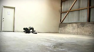 Extreme fetish latex play