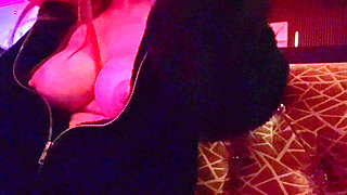 Italian Big Tits Milf Artemisia Love Public Tits Flashing in the club
