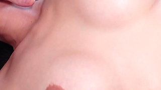 Sexy Brunette Wife Was Fucked Hard After Work