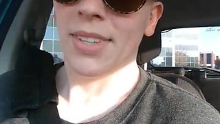 Alt Redhead Cums After Public Exhibitionism