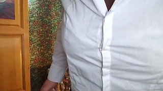 Hot MILF Maid Takes Care Of Young Dick In Office - Dirty Talk & Cowgirl Fuck