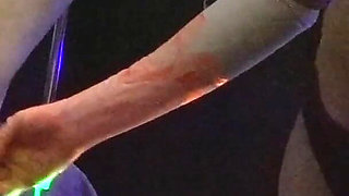 1st. Uv-neon Light Anal Fisting Experience of Adelina Noir and Fistdude
