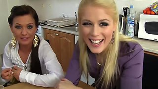 Horny Eurobabes Trick Guy Into House Part 1