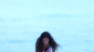 Katy on the Island Beach