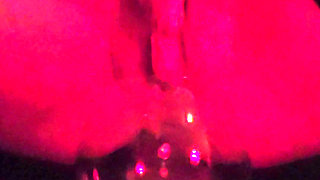 Musclemommy serves golden nectar in a glass