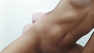 She is almost caught jerking off