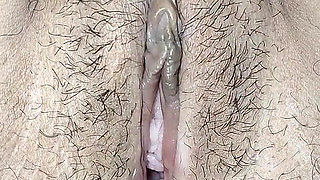 Pink Colour Pusssy Vali Indian Wife