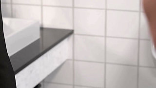 Black MILF Teacher Cheats on Her Cuckold Husband with a Young Cock in the College Toilet - Taboo University(steam Game)