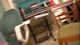 Hot Brunette Has A Threesome Anal Fuck