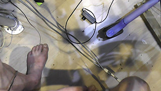 Far Spread Pussy Fucked by Machine 328a