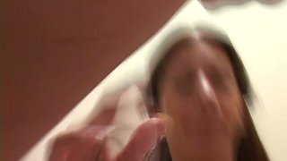 Maria Lopez Big Tits Brunette Latina POV Cum Swallow Blowjob