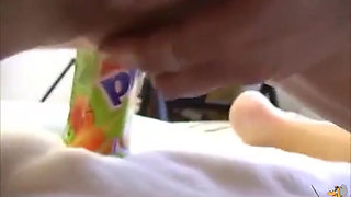 Full Bottle Inside Her Ass