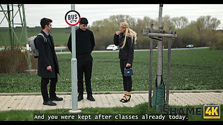 SHAME4K. What a threesome without a horny Mrs. Principal?