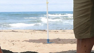 Sex on the Beach with the Risk of Getting Caught!