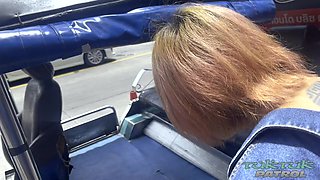 Petite Tits Gets Big Hard Dick And Creampie At Tuktuk Patrol