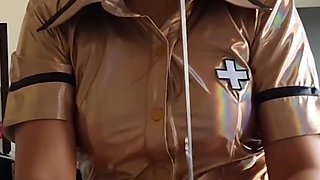 Sadistic nurse sounding and edging