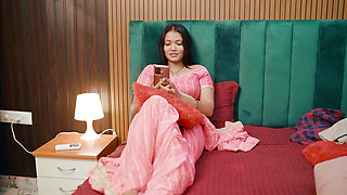 Hot indian housewife excited for sex with office boss